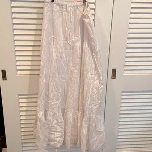 Lily Pulitzer white maxi skirt